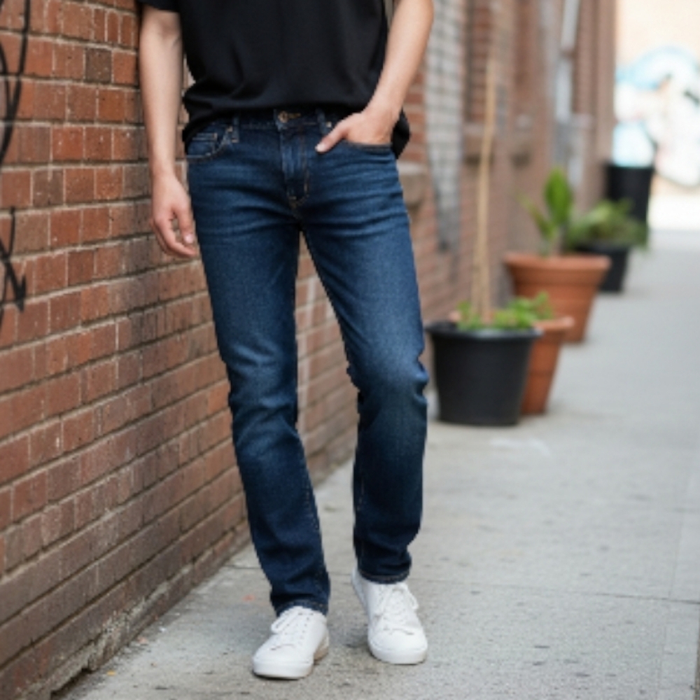 Old Navy Men's Deep Blue Bootcut Jeans